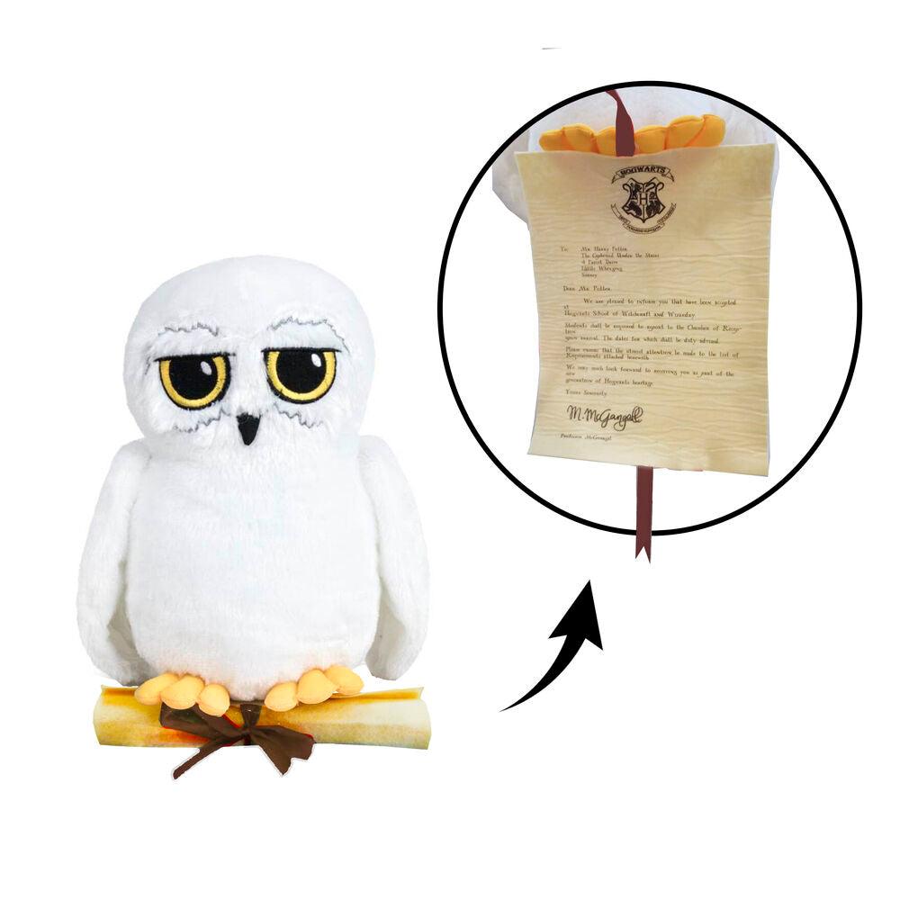 Peluche Hedwig avec Lettre - 25cm - La Crypte Enchantée