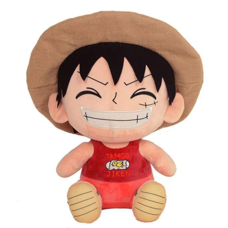 Peluche Luffy One Piece 25 cm - Deuxième Edition - La Crypte Enchantée